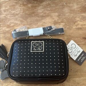 Black Studded Crossbody Bag
